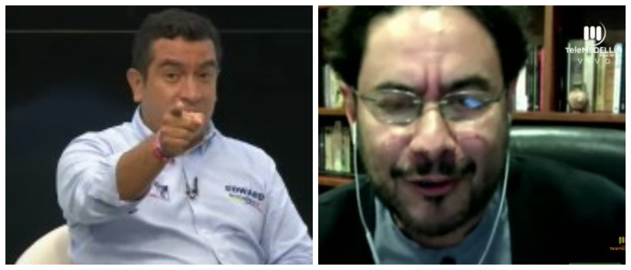 “Mentiroso”: Iván Cepeda a Edward Rodríguez en candente debate por Telemedellín