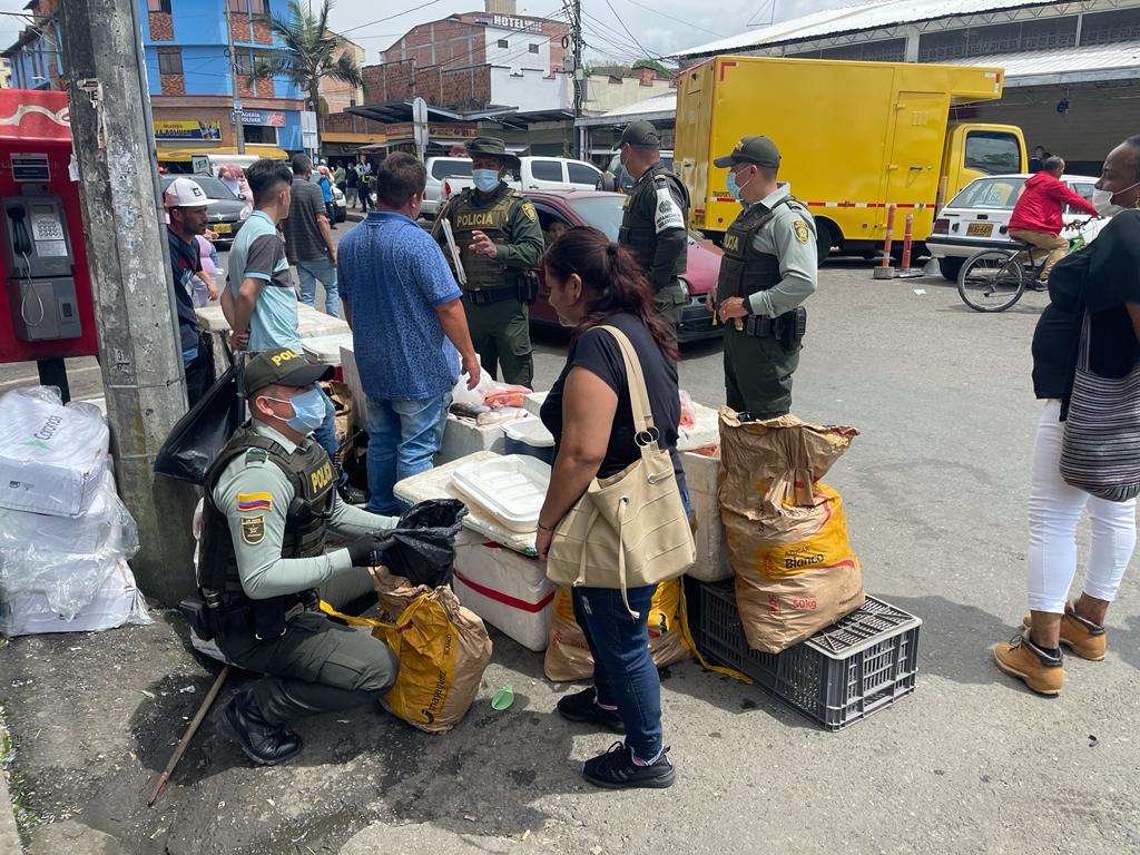 Policía decomisó 150 kilos de pescado en Antioquia