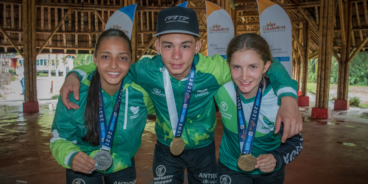 Antioquia se quedó con los oros en el BMX de Juegos Supérate