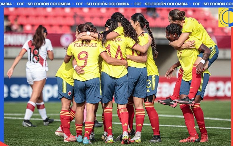 Selección Colombia Femenina Sub 20 goleó a Perú