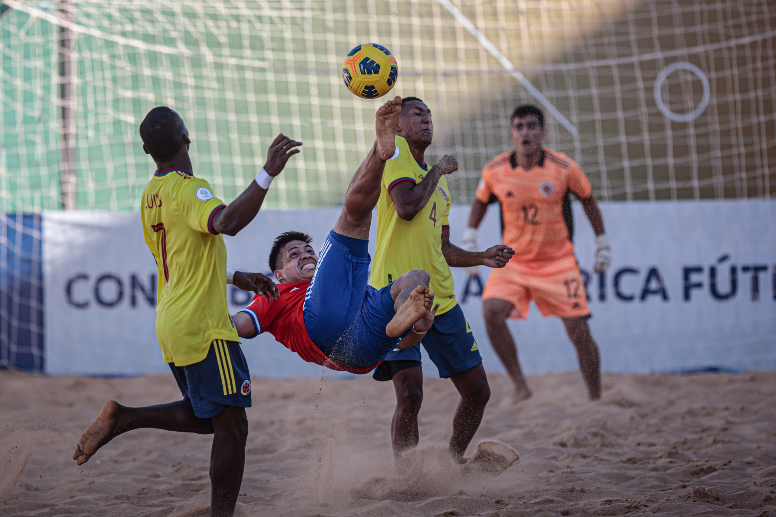 En la Copa América de Fútbol Playa, Colombia cayó ante Chile