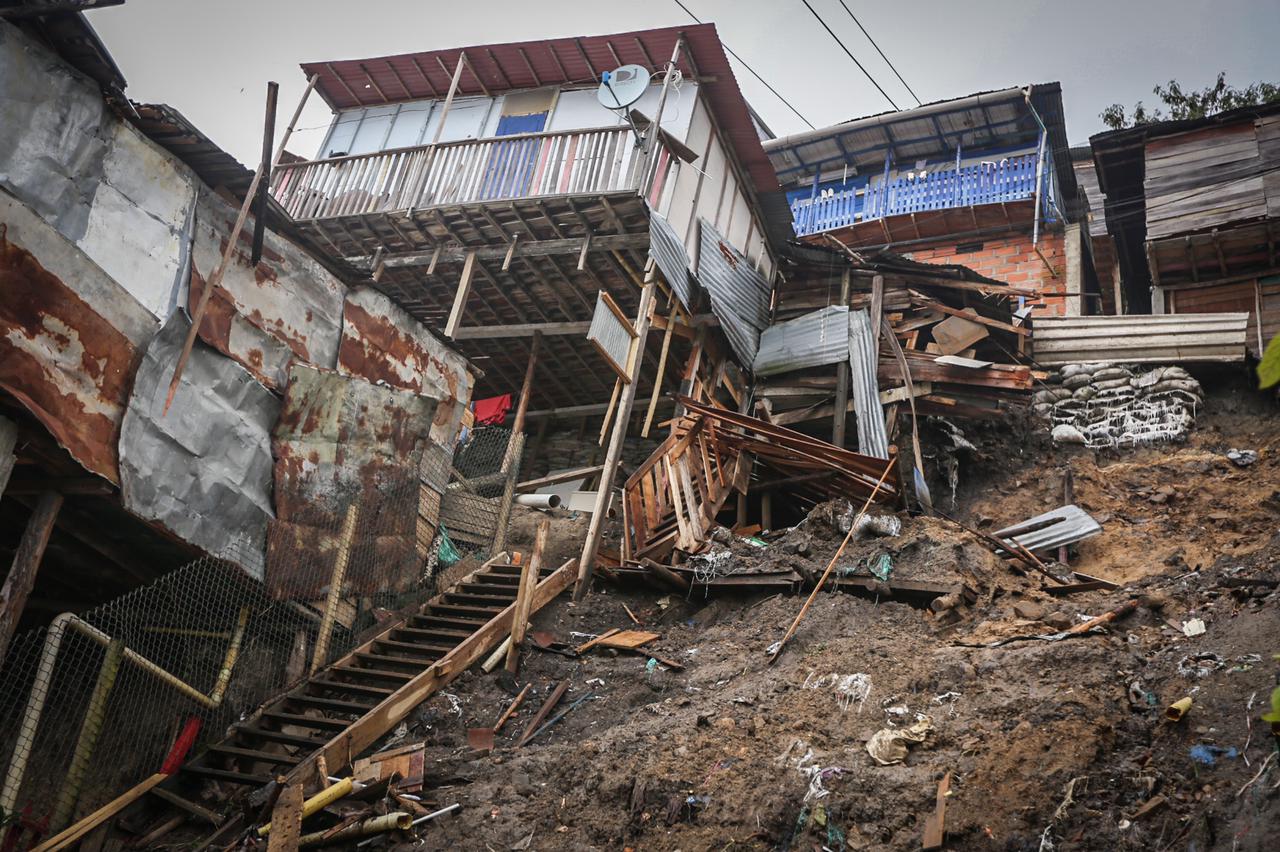 Por lluvias, el Dagrd ha atendido 858 emergencias en Medellín