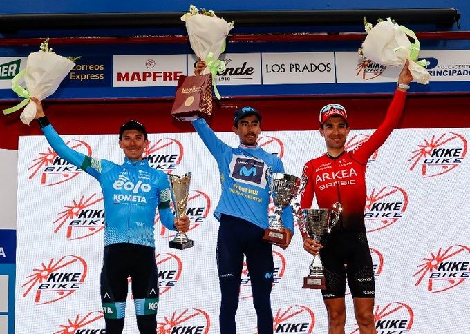 El ciclista colombiano Iván Sosa ganó La Vuelta a Asturias