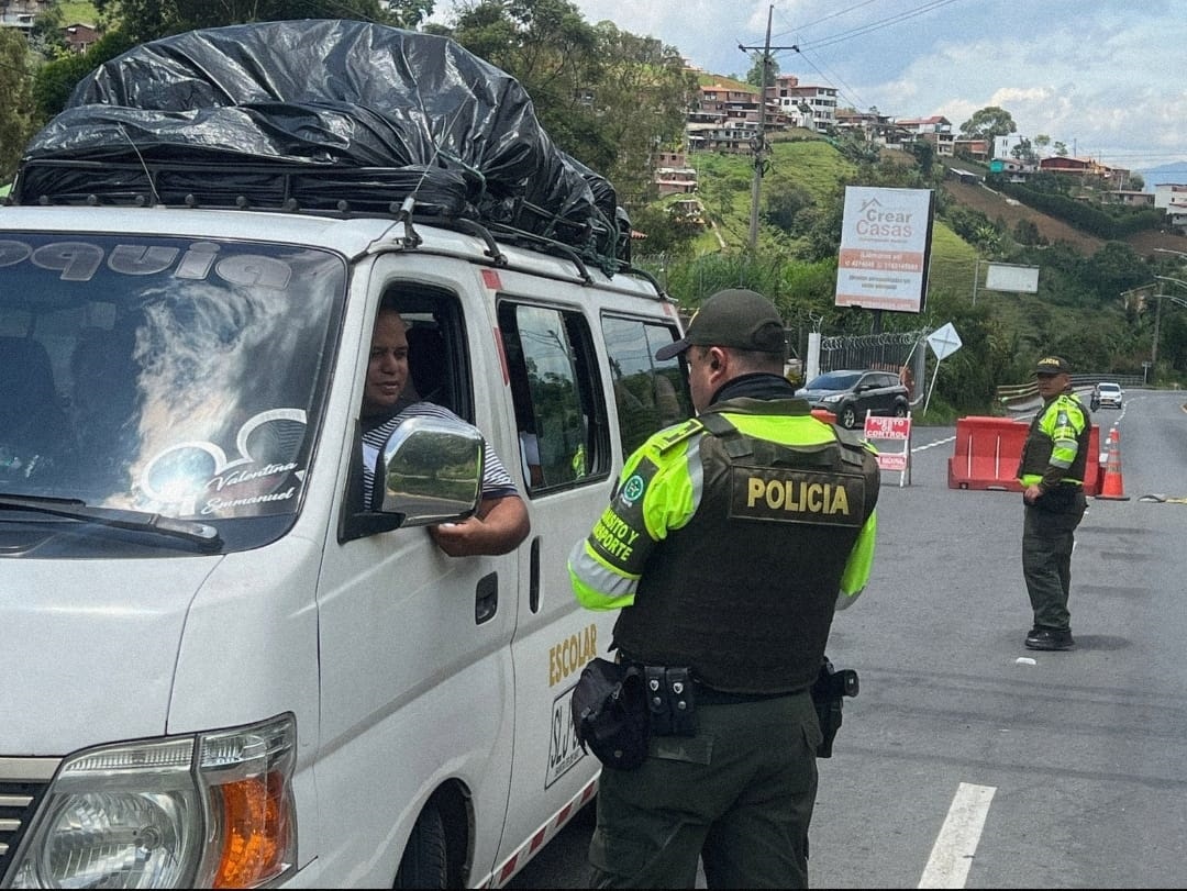 Extreman vigilancia en las carreteras de Antioquia