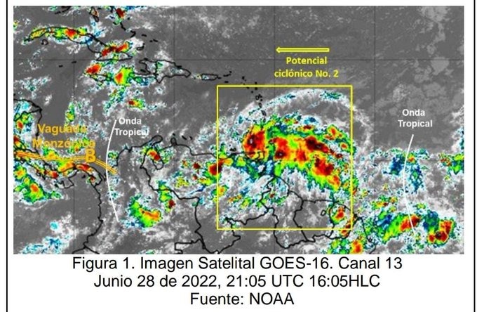 La Guajira, Atlántico, Magdalena y Bolívar, en alerta por paso de potencial Ciclón Tropical