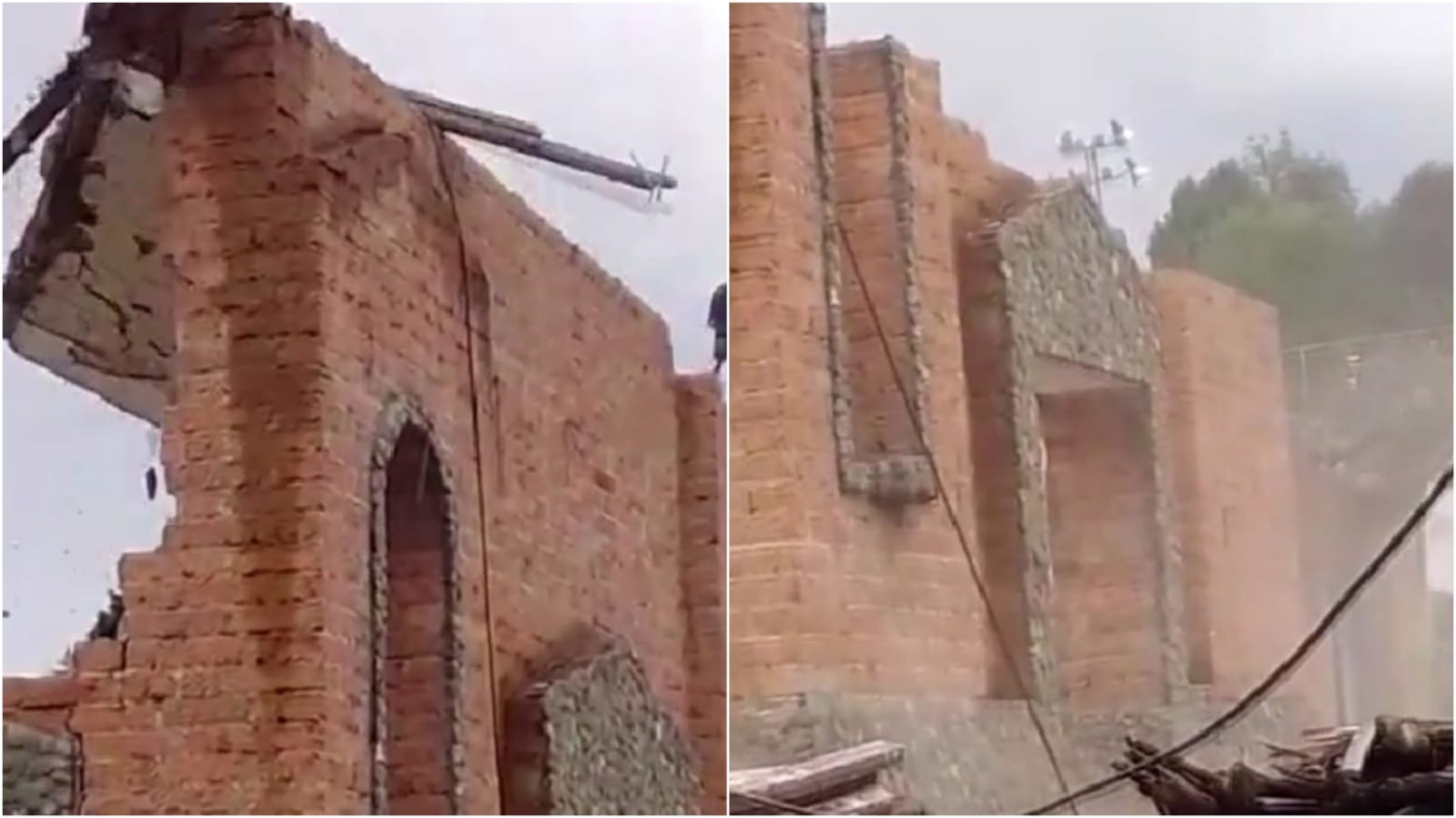(Video) Fue demolida la Iglesia del corregimiento de Santa Elena