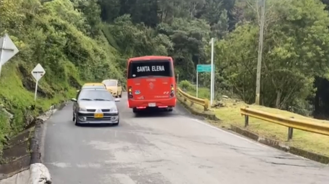 Comenzaron los cierres programados en la vía de Santa Elena
