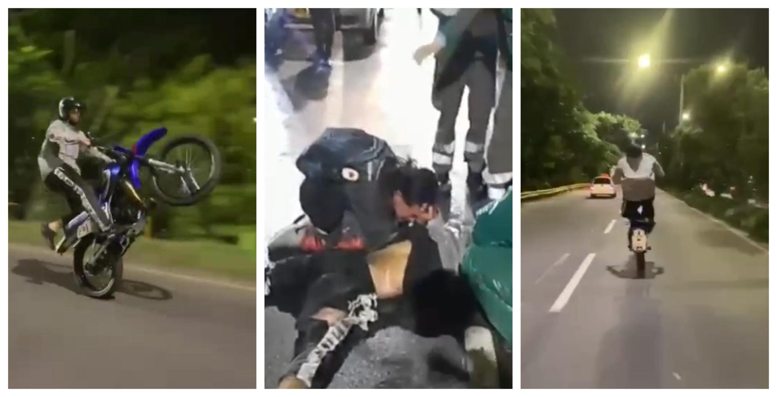 [Video] Dramáticas imágenes de motociclista muerto por imprudencia en la Av. Regional