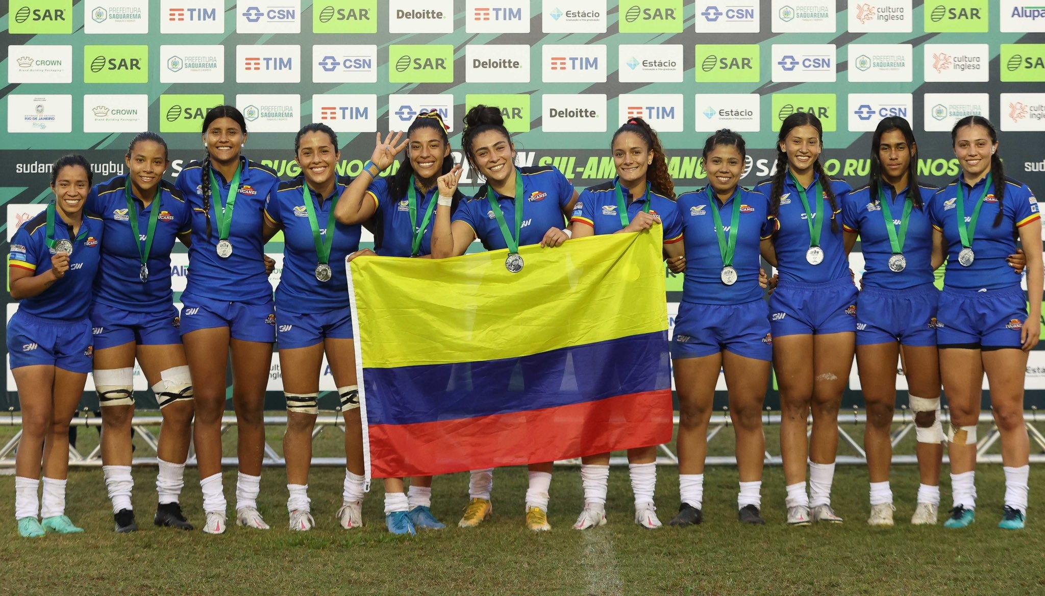 Tucanes, subcampeón de rugby “seven”, en Brasil