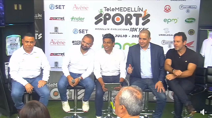 Fue presentada la carrera atlética Telemedellín Sports - Medellín Evoluciona