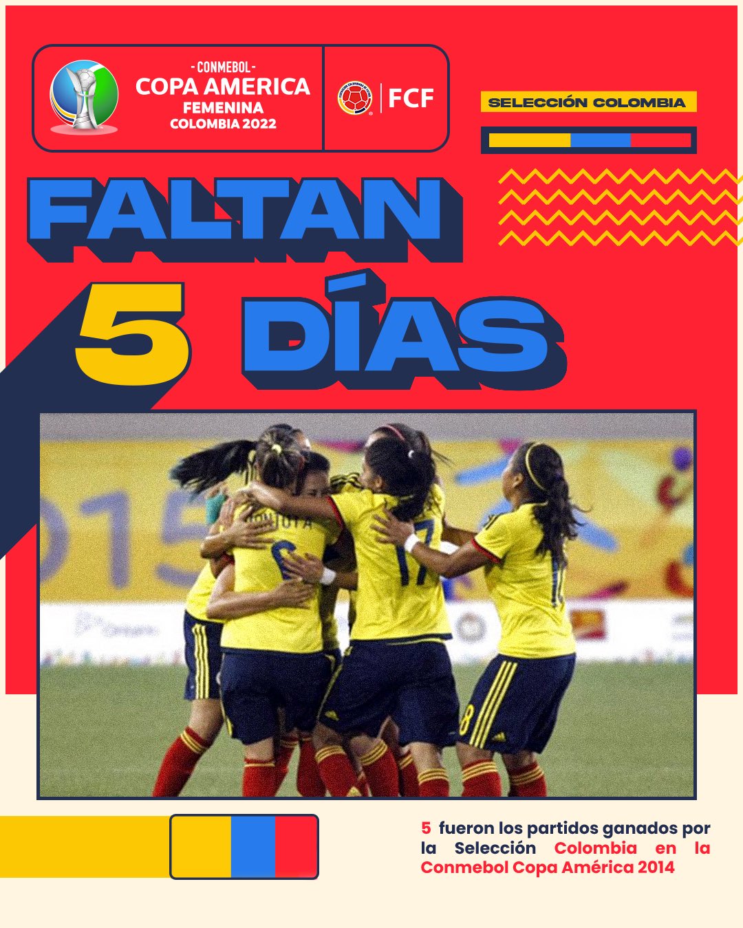Convocatoria de la Selección Colombia para Copa América Femenina 2022