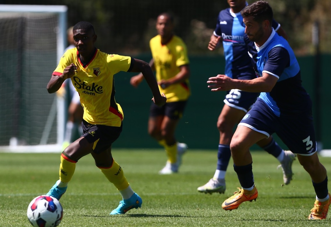 Asprilla marcó su primer gol con Watford