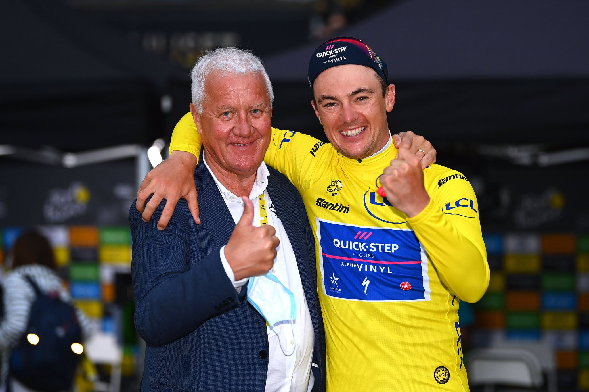 Yves Lampaert, primer líder del Tour de Francia 2022