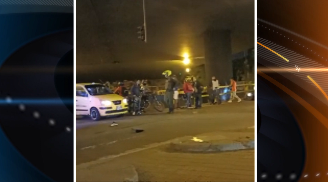 [Video] Motociclista cayó al vacío desde el puente Punto Cero