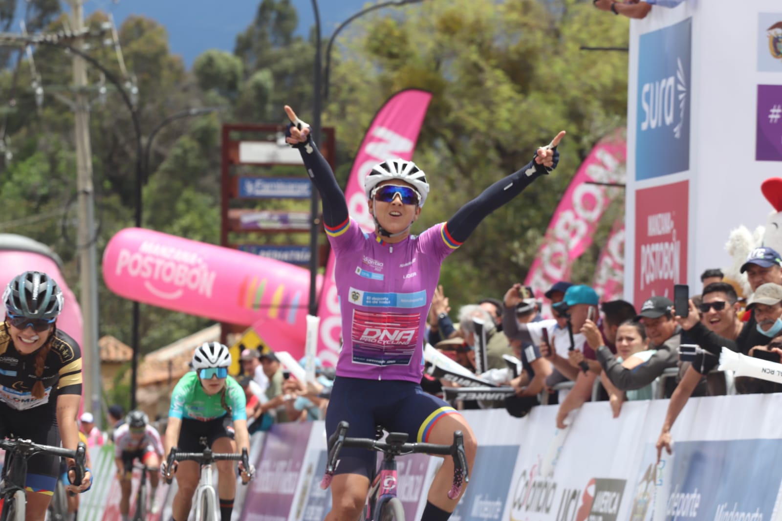 Diana Peñuela volvió a ganar en Vuelta a Colombia Femenina
