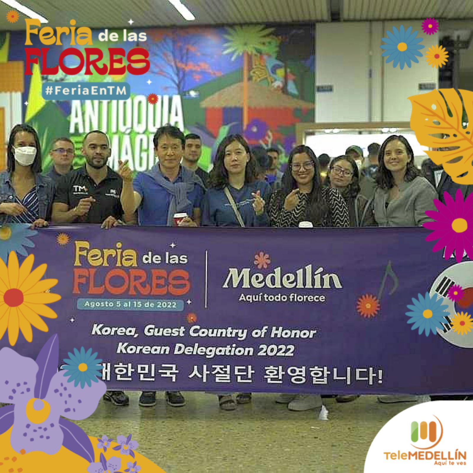 Corea del Sur, invitada de honor en la Feria de las Flores 2022