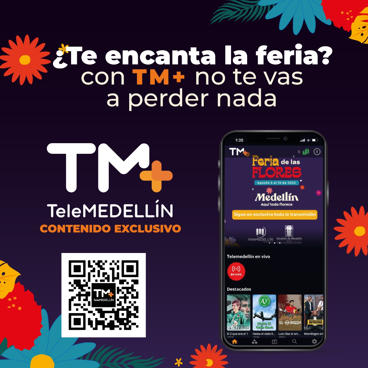Telemedellín es el canal oficial de La Feria de las Flores 