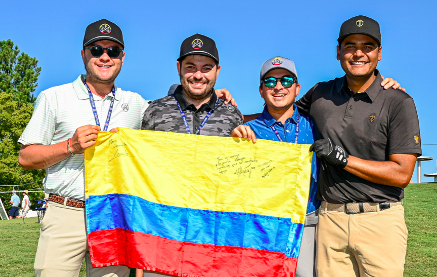 Llegó el debut para el golfista Sebastián Muñoz en la Presidents Cup