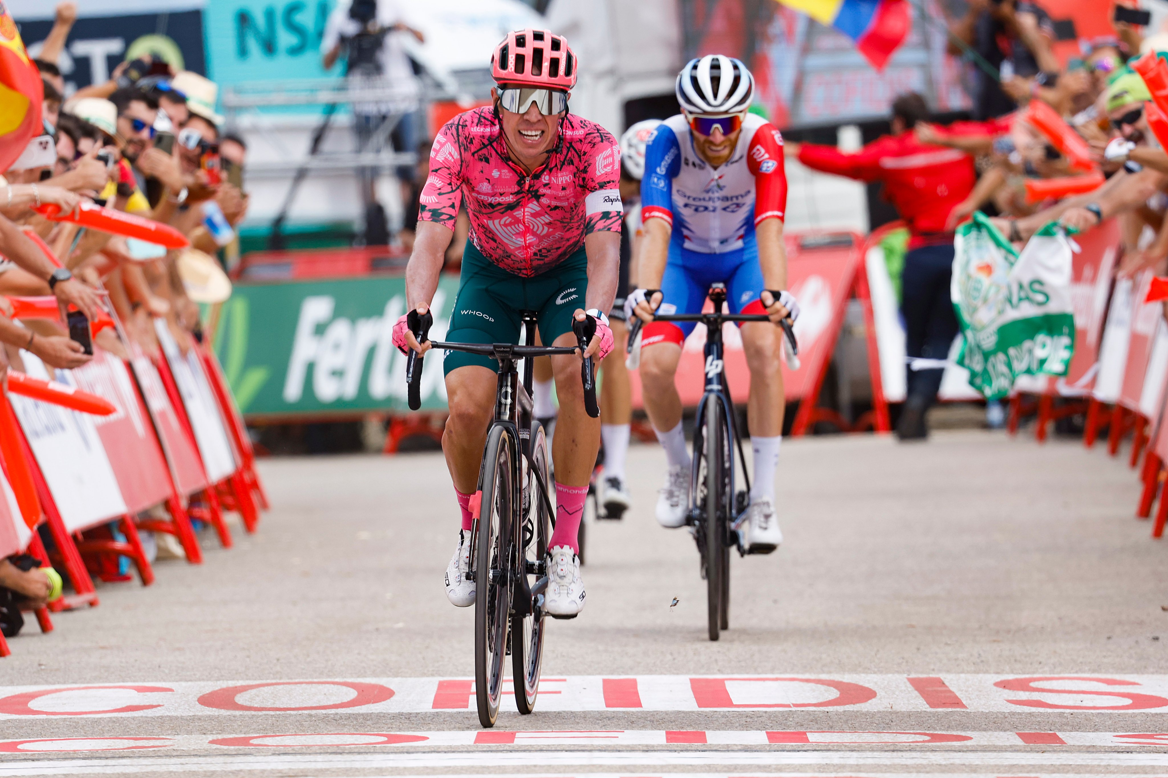 Rigoberto Urán se impuso en la etapa 17 de la Vuelta España