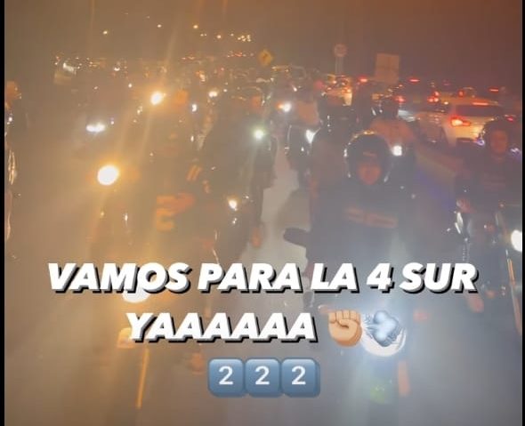 [Video] ¿Un caos por unos 'likes'? Influencer colapsó Las Palmas y la 4 Sur tirando billetes