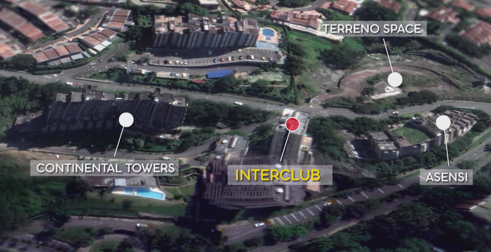 Interclub, un edificio en medio de construcciones enfermas