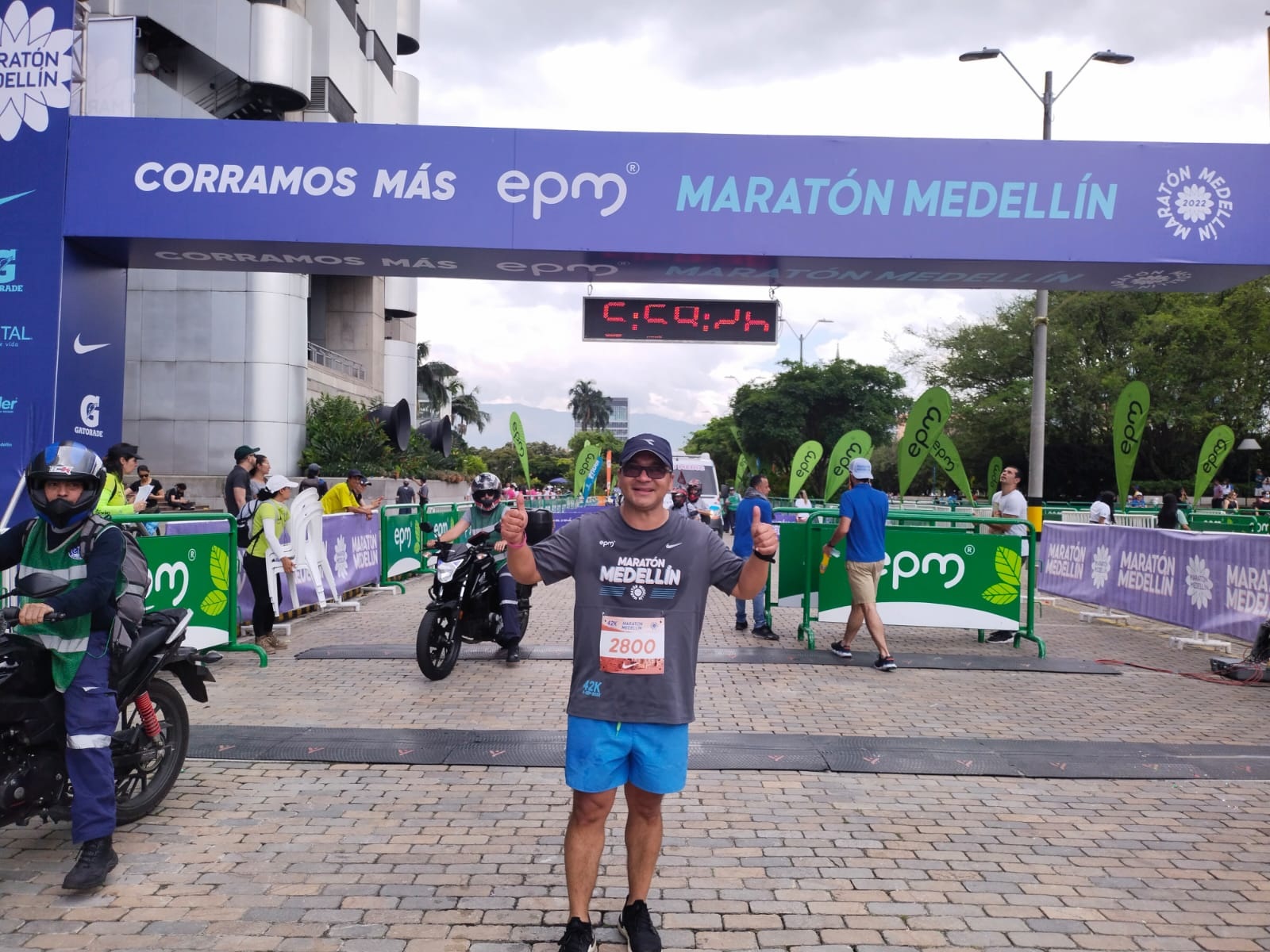 Maratón de historias y felicidad entre corredores