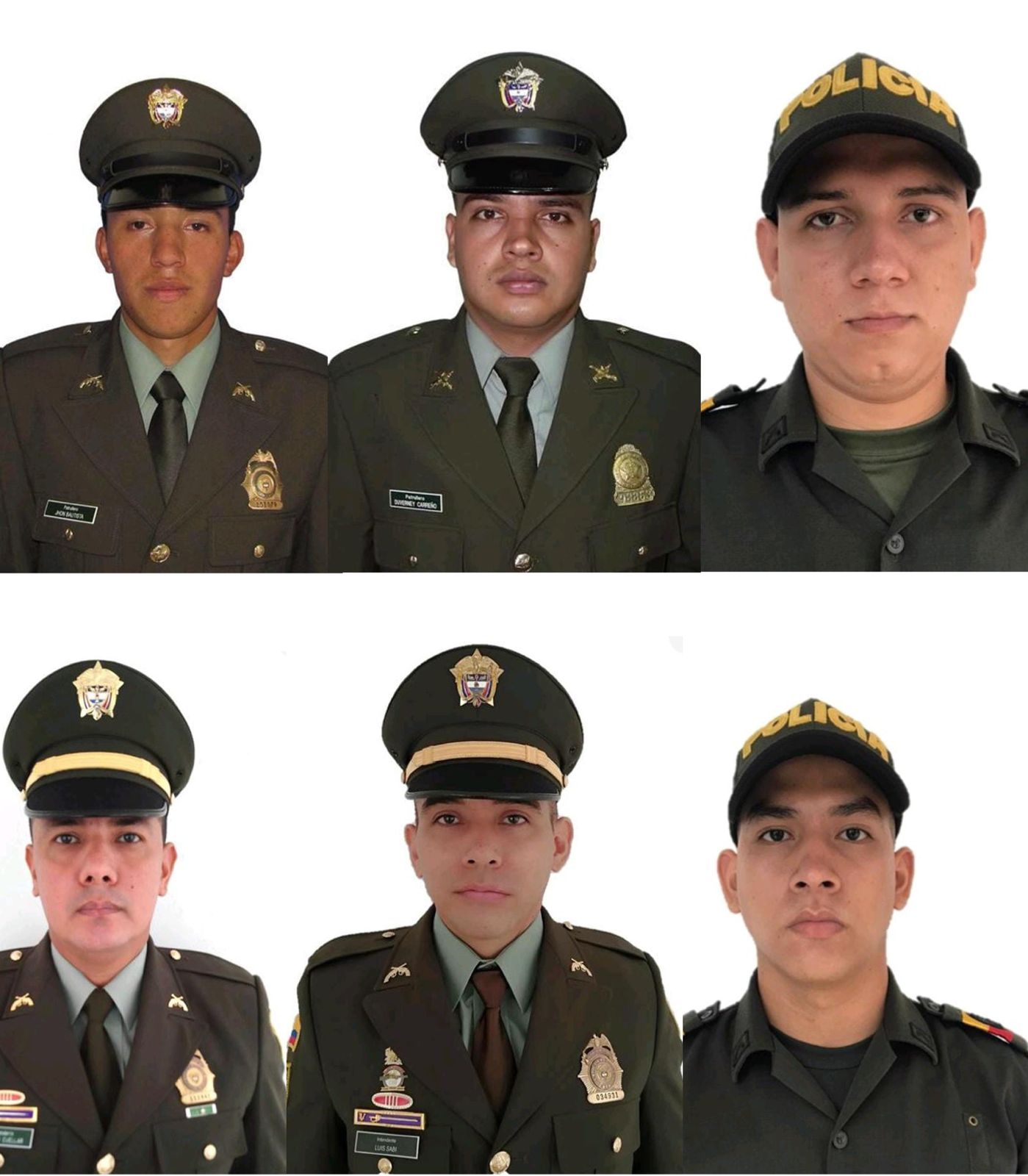 Fueron siete los policías asesinados en el Huila, estas son sus identidades