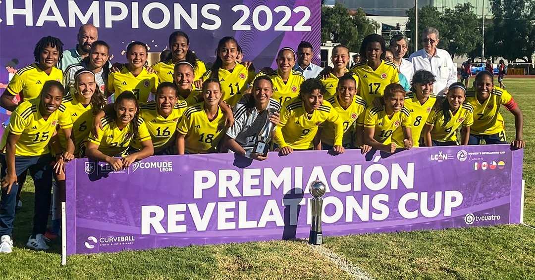 Selección Colombia sub 17, campeona de la Women Revelations Cup