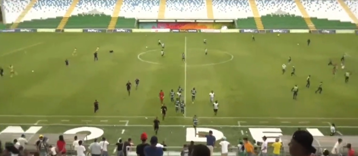 [Video] De nuevo inaceptable comportamiento de “hinchas”, en Valledupar