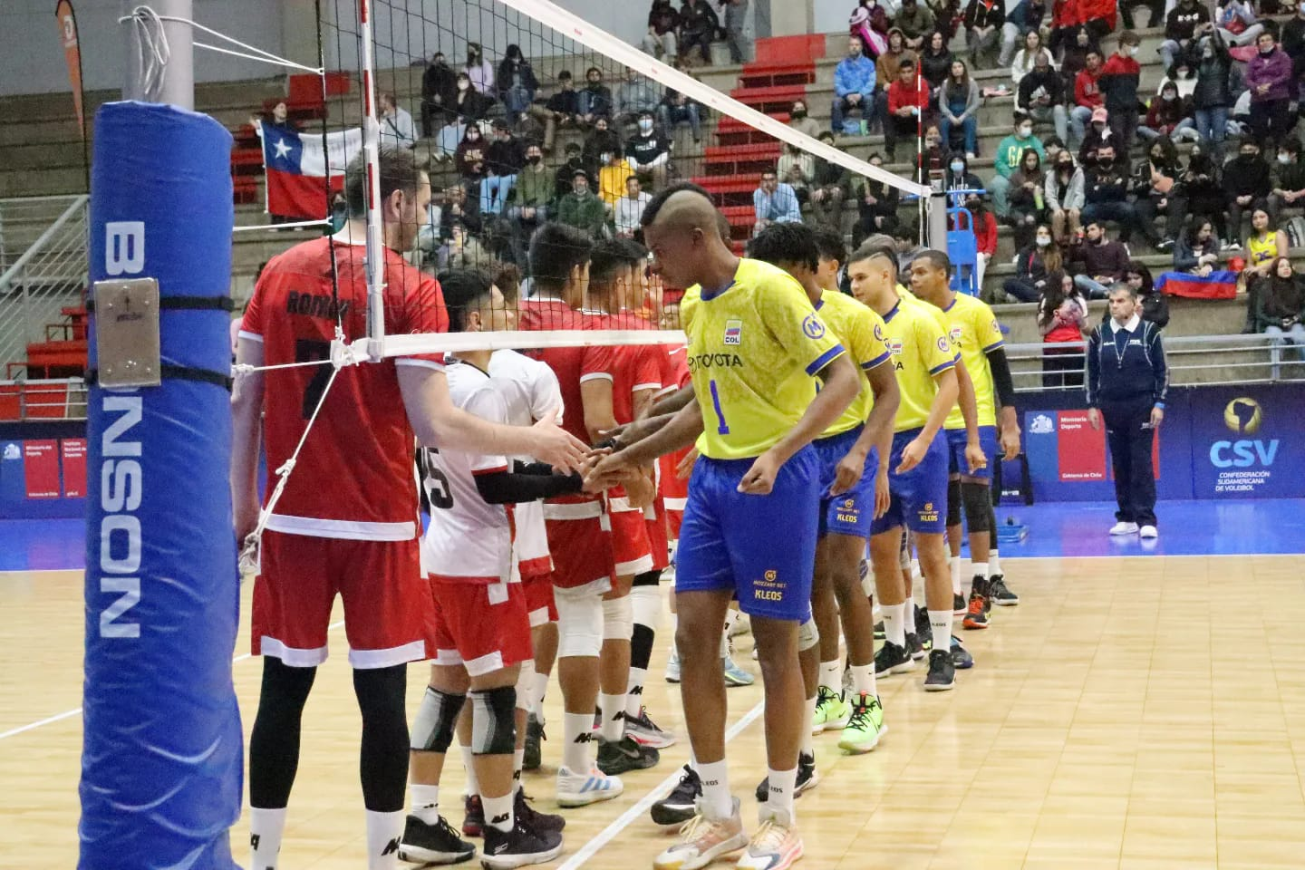 Voleibol colombiano masculino se clasificó a los Panamericanos Santiago 2023