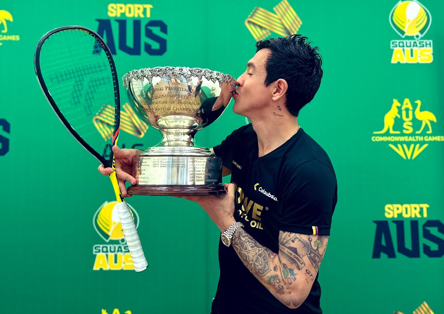 Miguel Ángel Rodríguez ganó el Australian Open de Squash