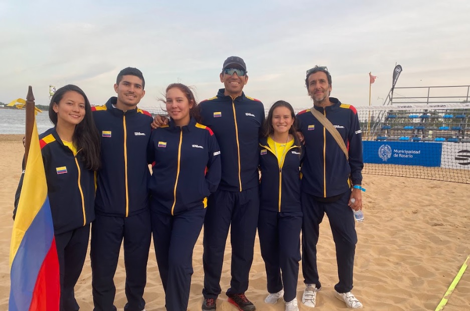 Selección Colombia volvió a los Panamericanos de Tenis Playa