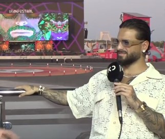 Maluma se enojó con periodista en Catar y dejó tirada la entrevista