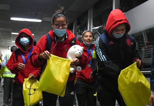 Selección Colombia Sub 17 ya está en Bogotá