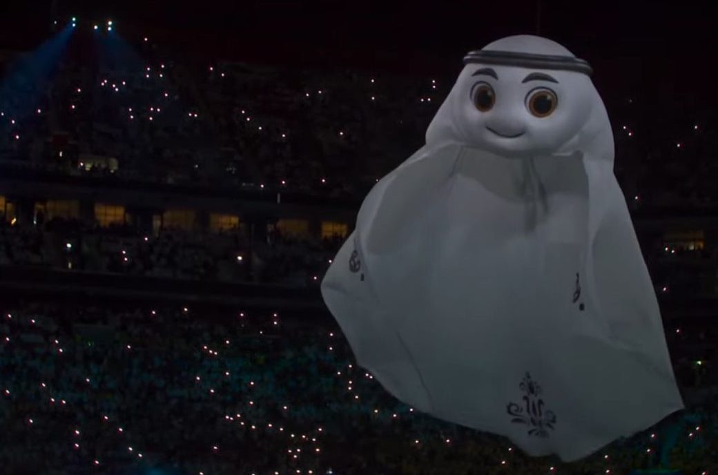 La'eeb, la mascota de Qatar 2022, aparece oficialmente ante el mundo