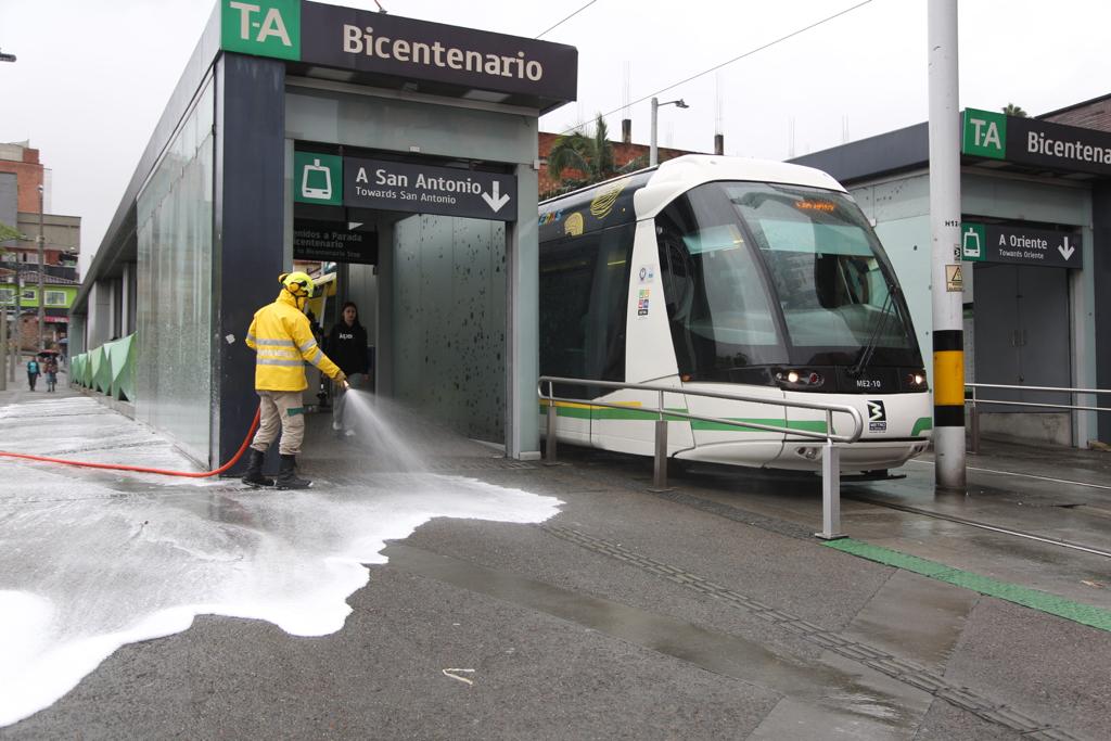 El Tranvía de Ayacucho se transformó con jornada de limpieza