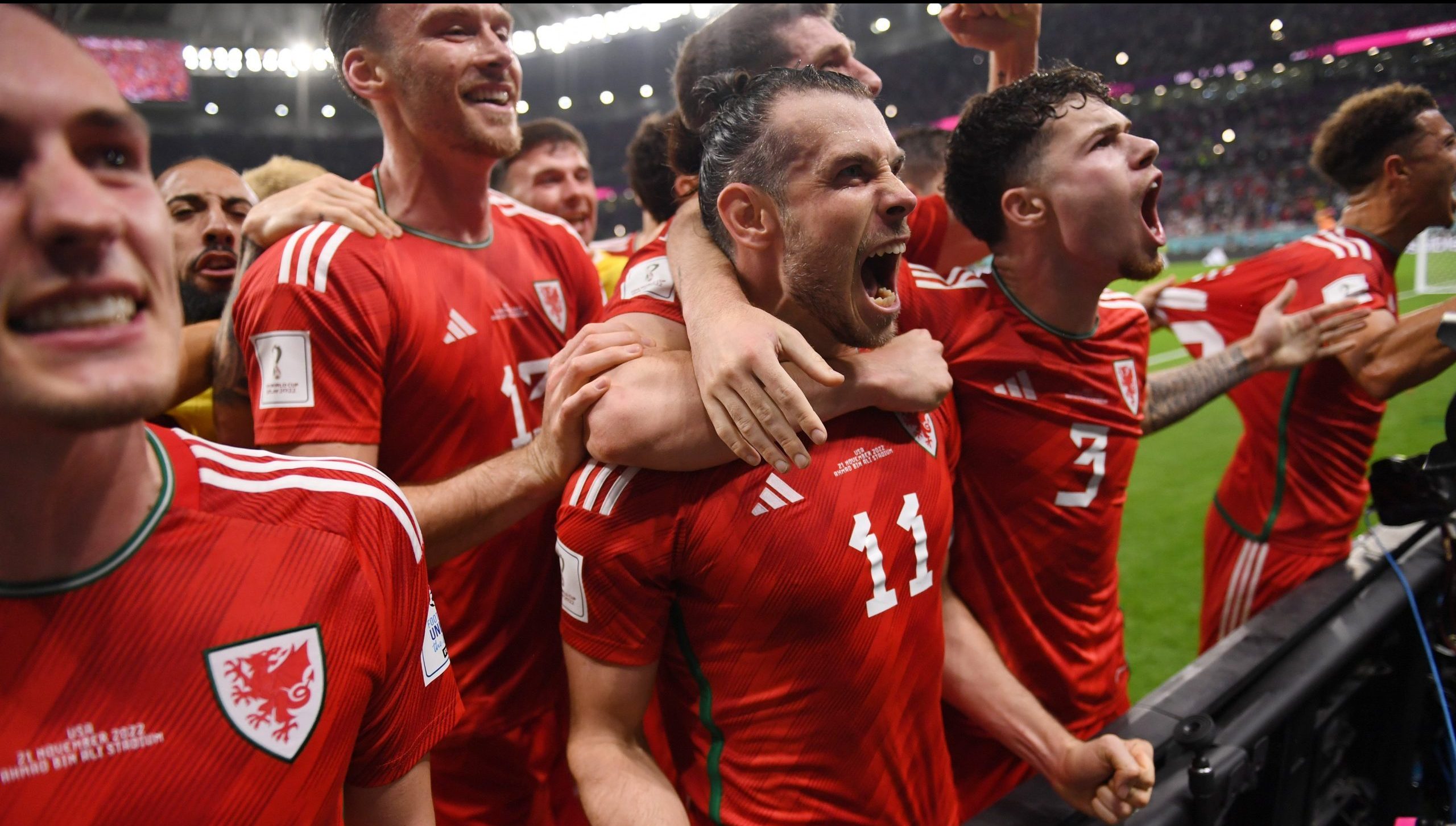 Gales volvió a convertir un gol  después 64 años en un mundial