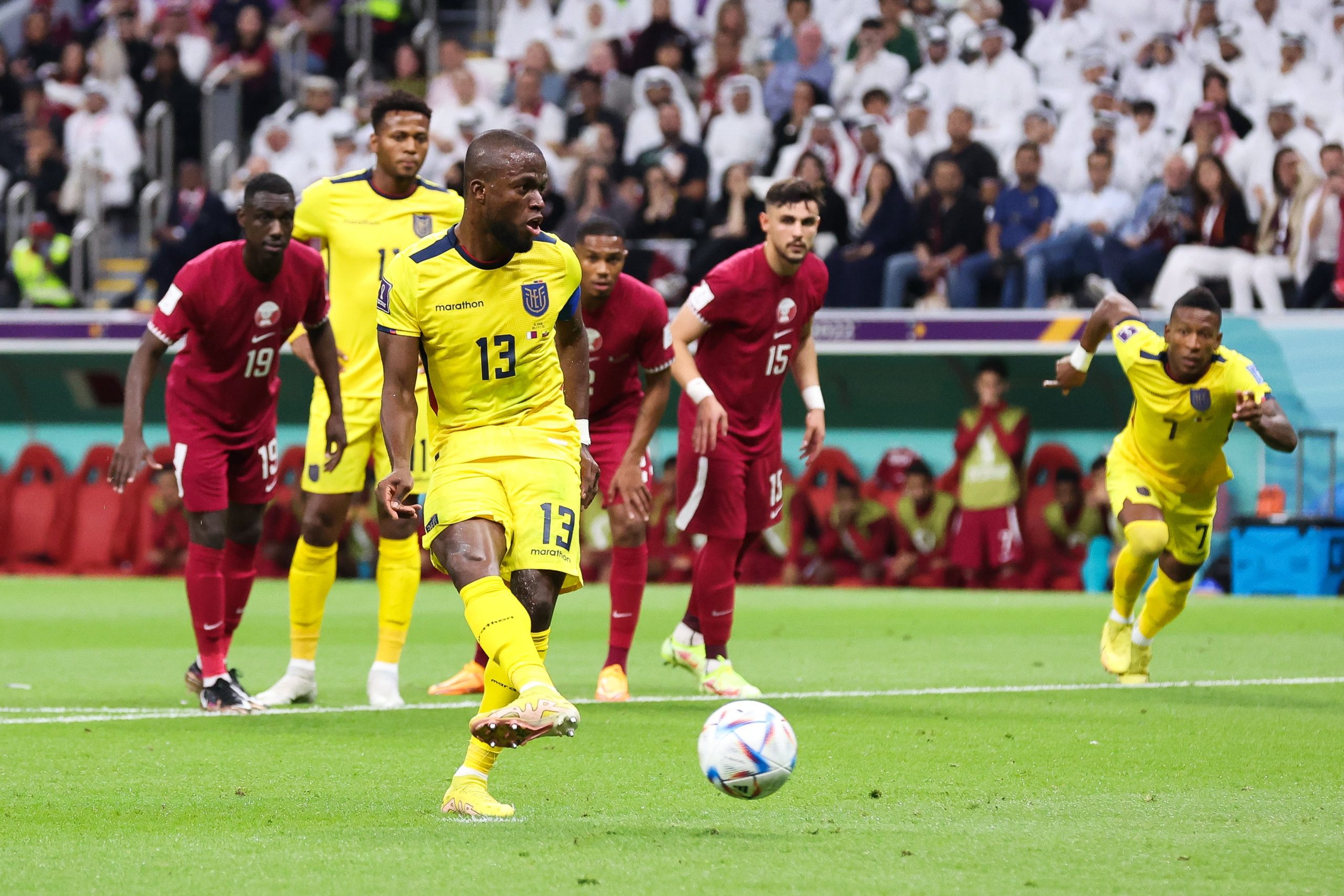 Enner Valencia marcó el primer gol del mundial