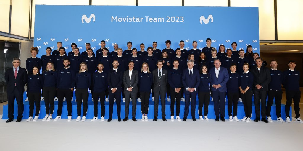 Fue presentado Fernado Gaviria con el Movistar Team 2023