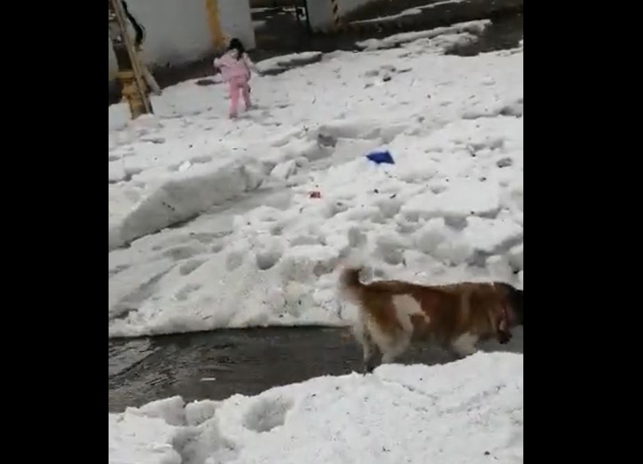 (Video)Tremenda granizada azotó el sur de Bogotá