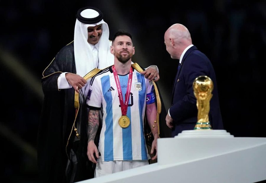 Este fue el regalo que le dio a Messi el jeque Tamim bin Hamad Al Thani