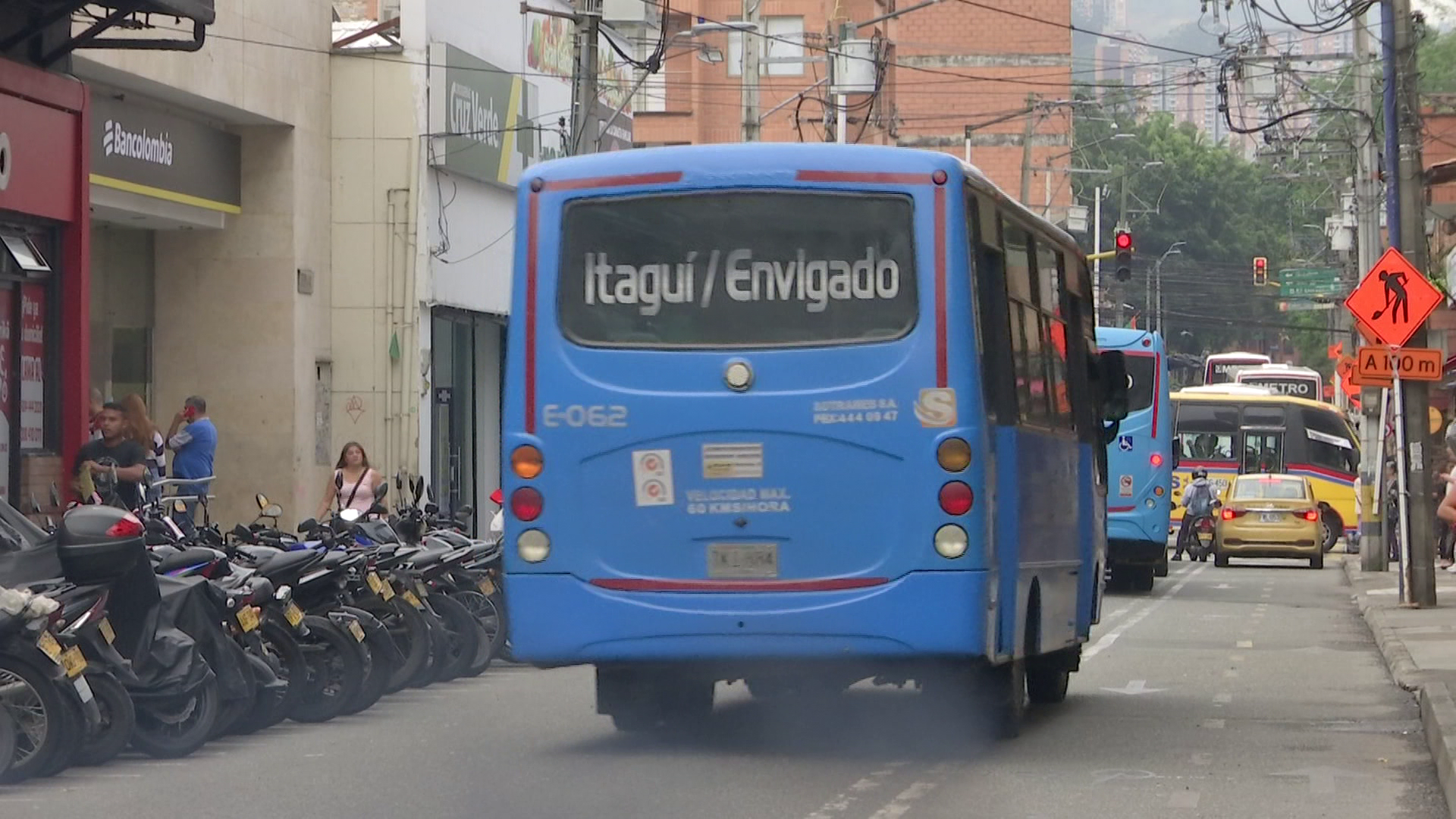 Zonas veredales de Envigado siguen con vías exentas durante el Pico y Placa