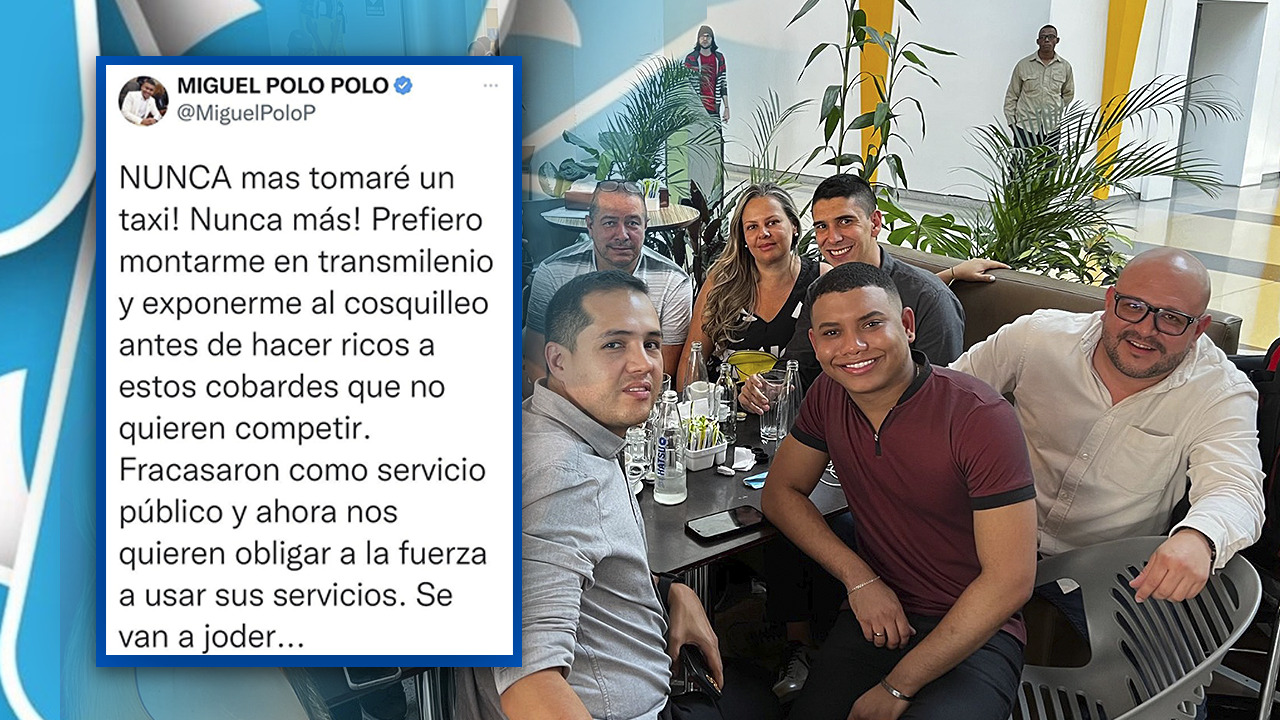 Tras decir que nunca tomaría un taxi, Polo Polo llega a Medellín a hacer política con taxistas