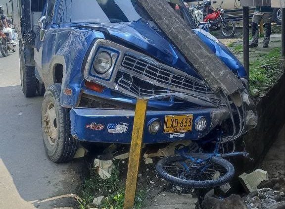 Video: camión arrolló a un ciclista en Caldas, Antioquia