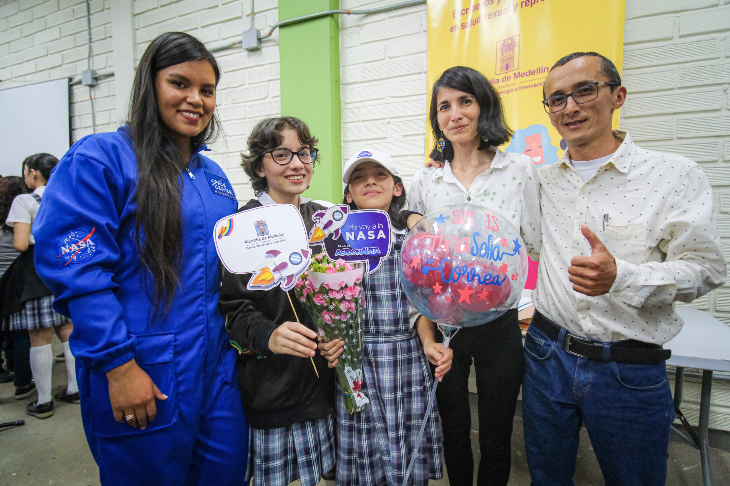 Ana Sofía Correa, la estudiante de Medellín invitada a conocer la NASA