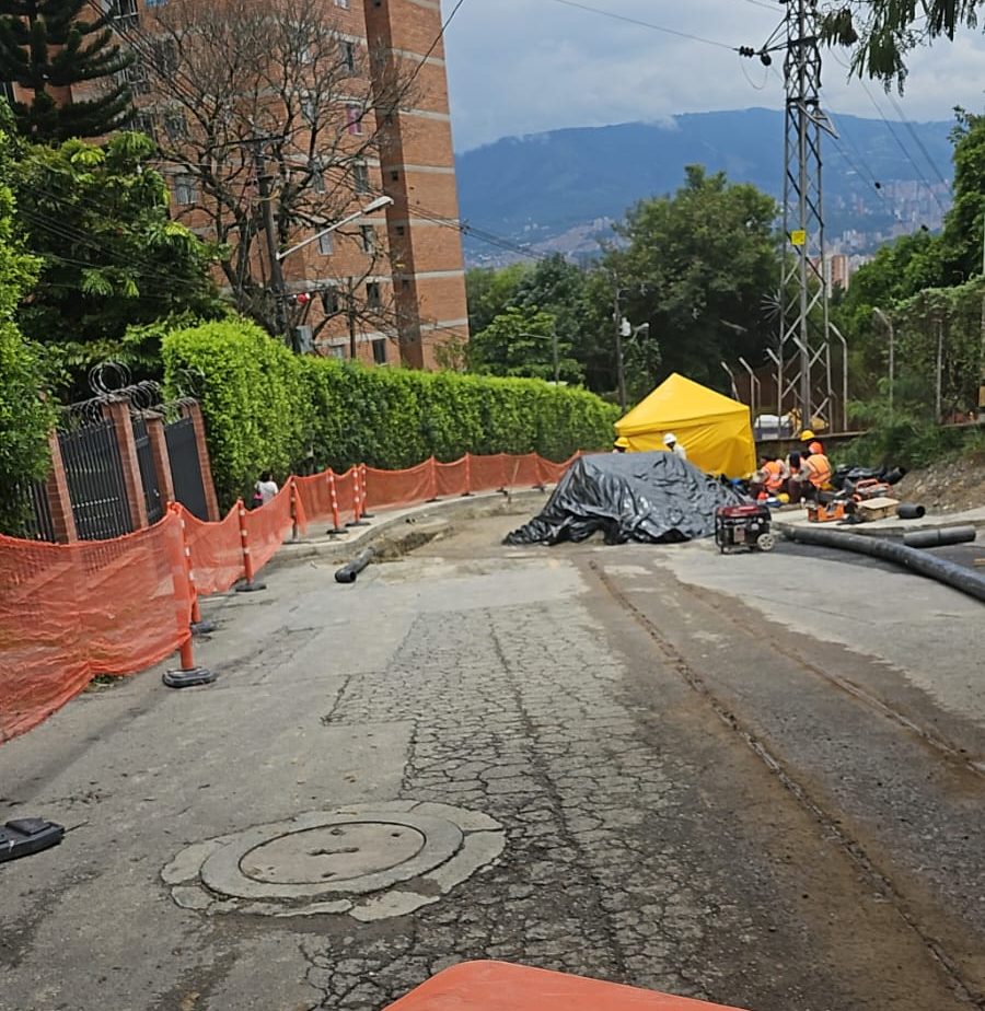 Habitantes de Calasanz, desesperados por los trancones