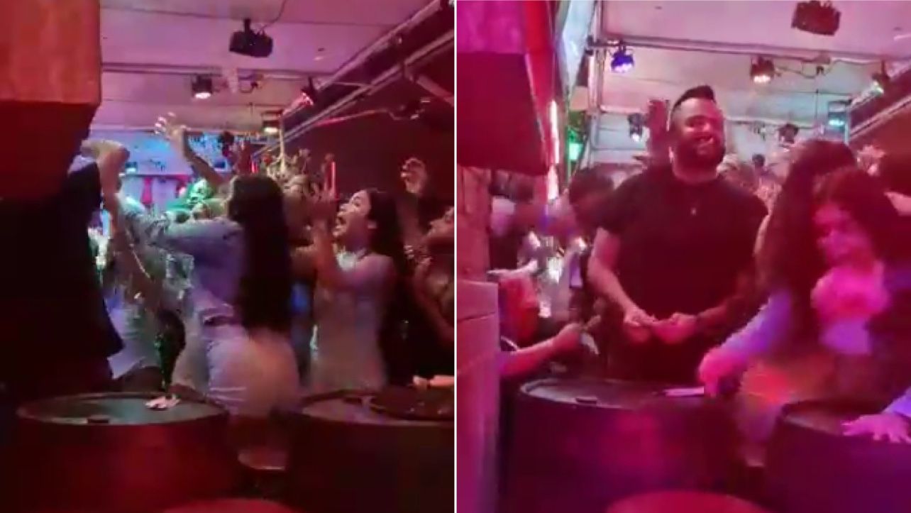 [Video] Un hombre lanzó billetes en discoteca del Lleras, en El Poblado