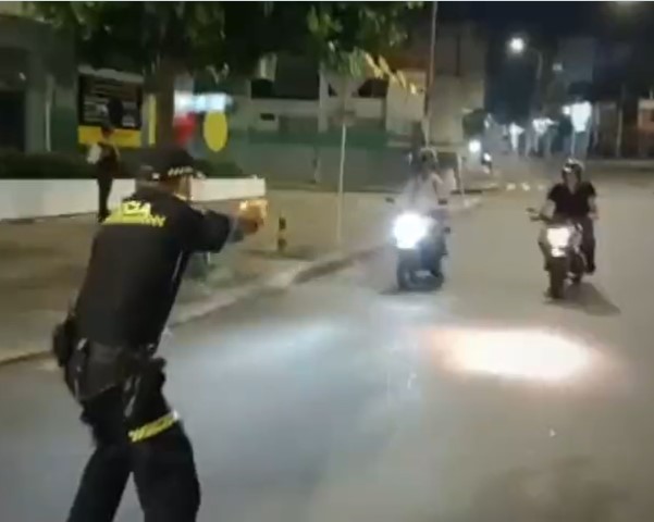Impresionante redada policial en Bucaramanga quedó registrada en video
