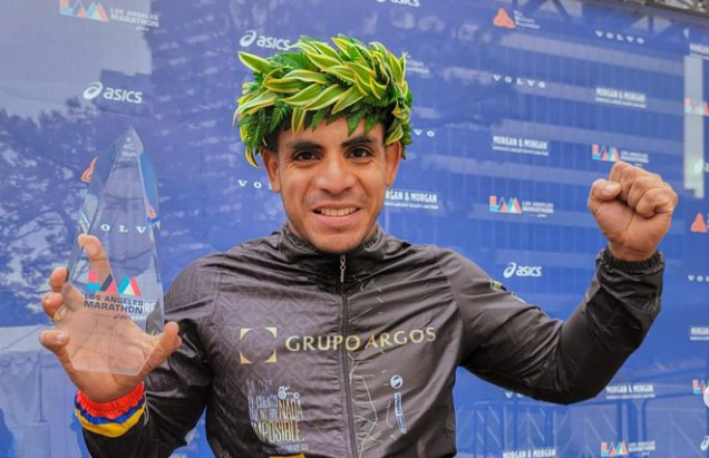 Colombiano se ganó la Edición 38 de la Maratón de Los Ángeles