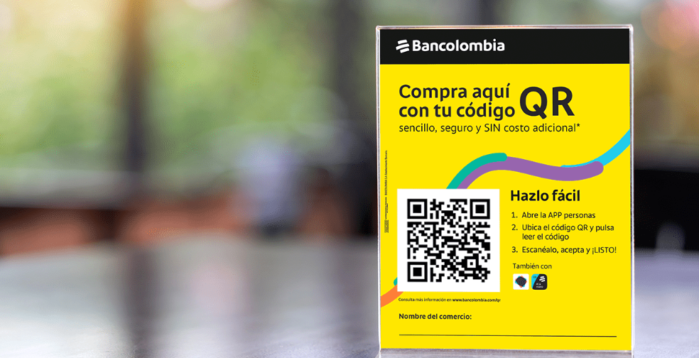 Nuevo código QR Bancolombia para hacer transferencias de otros bancos